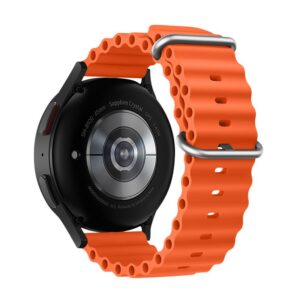 Forcell Strap to Samsung Galaxy Watch Forcell F-Design FS01 silicone holes 22 mm orange