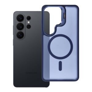 Forcell Case for Samsung S26 ULTRA F-Protect Shadow Stand Premium compatible with MagSafe navy blue
