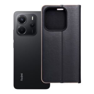 Luna Book Gold flip case for Xiaomi Redmi NOTE 14 5G black