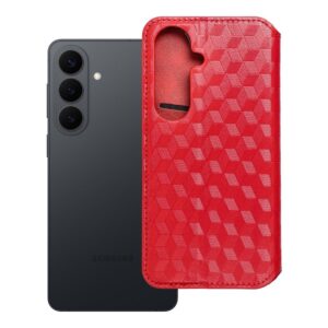 Cubic Book flip case for Samsung S26 red