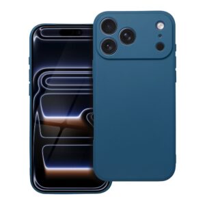 Matt case for iPhone 17 Pro Max / 18 Pro Max (low camera edge) blue