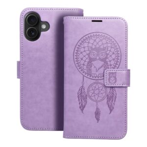 Mezzo Book flip case for iPhone 16 PLUS dreamcatcher violet