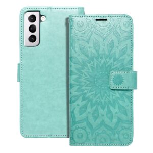 Mezzo Book flip case for Samsung A12 / M12 mandala green