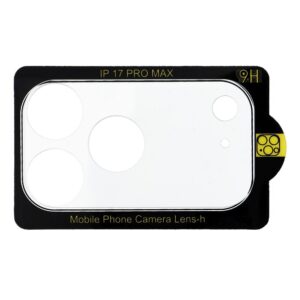 5D Full Glue Camera Tempered Glass - for iPhone 17 Pro Max Transparent