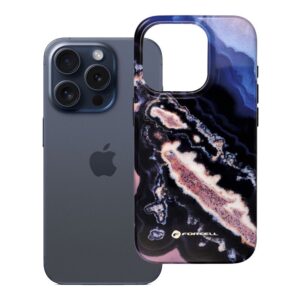 Forcell Case for iPhone 15 PRO F-Protect Mirage compatible with Magsafe Military Drop-Test gold island