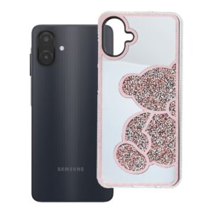 Teddy Bear case for Samsung A07 / A08 pink