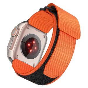 Forcell Strap to Apple Watch F-Design FA05 nylon hook-and-loop 38 / 40 / 41 mm orange