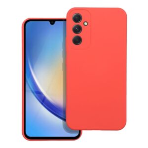 Silicone case for Samsung A34 5G peach
