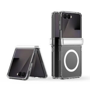DUX DUCIS case CLIN MAG compatible with MagSafe for SAMSUNG Z Flip 8 transparent