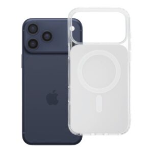 Clear Fusion Mag Cover case for iPhone 18 Pro Max / 17 Pro Max compatible with MagSafe white