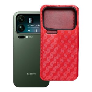 Cubic Book flip case for Xiaomi 17 PRO / 18 PRO red