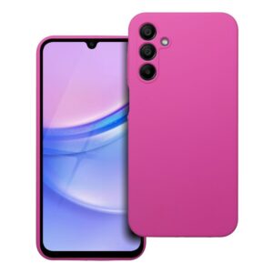 Case for Samsung A15 5G / A15 4G Silicone 2mm (camera protection) pink