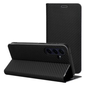 Luna Book Carbon flip case for Xiaomi Redmi NOTE 14 PRO 4G black