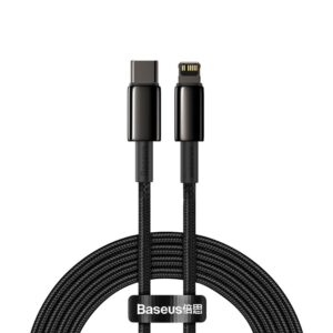Baseus CATLWJ-A01 Lightning - USB-C PD 20W 480Mb/s 2m cable - black