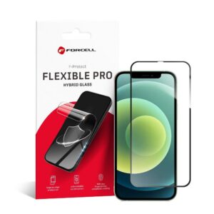 Forcell Hybrid glass to iPhone 12 / 12 PRO Flexible 5D black