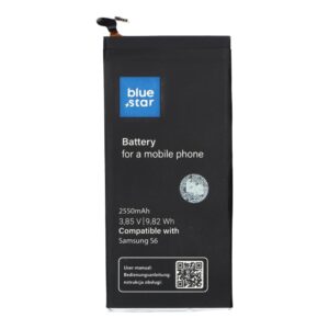 Blue Star Battery for Samsung S6 2550 mAh Premium