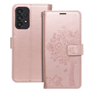 Mezzo Book flip case for Samsung A33 5G tree rose gold