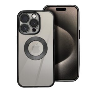 Glam case for iPhone 17 Pro Max / 18 Pro Max (low camera edge) black