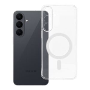 Clear Case 2 mm Mag Cover for Samsung S26 FE / S25 FE compatible with MagSafe (camera protection) transparent