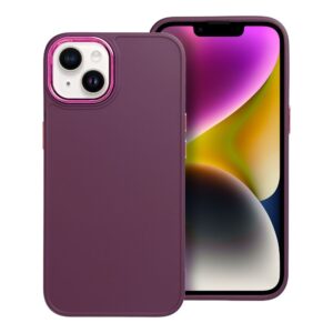 Frame case for iPhone 14 purple