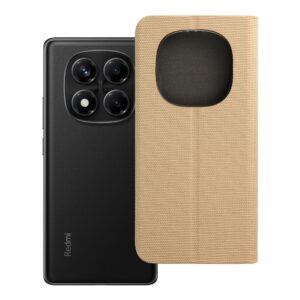 Sensitive Book flip case for Xiaomi Redmi NOTE 14 PRO 4G gold