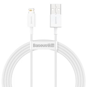 Baseus Superior USB - Lightning cable 2.4A 1.5 m White (CALYS-B02)