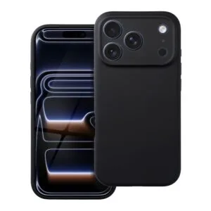 Forcell Case for iPhone 16e (SE4 2025) / 17e F-Protect Rubber Premium compatible with MagSafe black