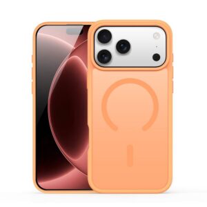 DUX DUCIS case YIND compatible with MagSafe for iPhone 18 Pro Max / 17 Pro Max (Open Ring Version) orange