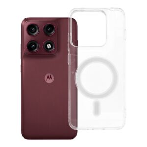 Clear Mag Cover (MID) case for Motorola Edge 70 Pro 5G compatible z MagSafe transparent