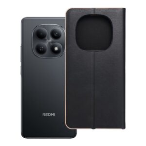 Luna Book Gold flip case for Xiaomi Redmi NOTE 15 5G black