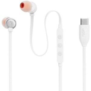 JBL Wire earphones USB C Tune 310C white