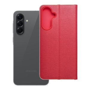 Luna Book Gold flip case for Samsung A56 5G red