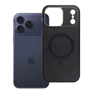 Gentleman Mag Cover case for iPhone 17 Pro Max / 18 Pro Max (low camera edge) compatible with MagSafe black