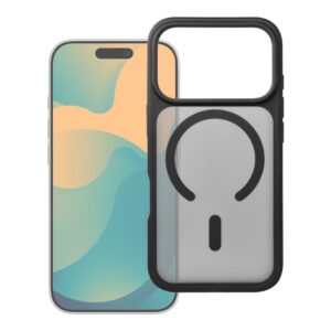 Forcell Case for iPhone 11 Pro Max F-Protect Smoke Hybrid Premium Lite compatible with MagSafe black