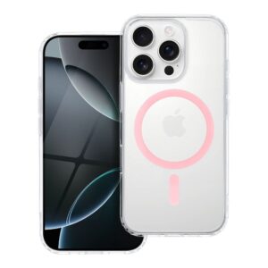 Case for iPhone 12 MINI Drop Glue Colorful Ring Mag Cover compatible with MagSafe pink