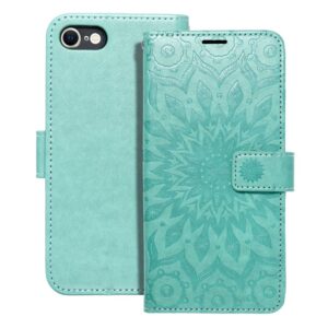 Mezzo Book flip case for iPhone 7 / 8 / SE 2020 / SE 2022 mandala green