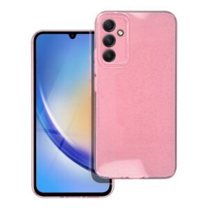 Clear Case 2 mm Blink for Samsung A34 5G pink