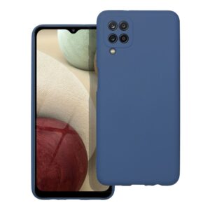 Silicone case for Samsung A12 blue