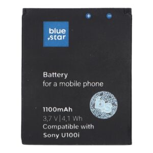 Blue Star Battery for Sony Ericsson U100 Yari / J10 / J10i2 ELM / Hazel 1100 mAh