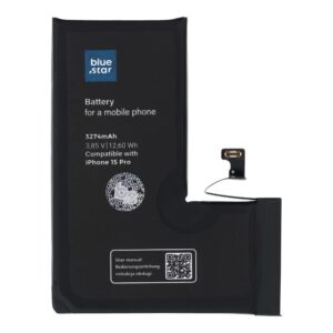 Blue Star Battery for iPhone 15 PRO 3274 mAh HQ