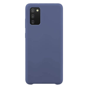 - Silicone Case Soft Flexible Rubber Cover for Samsung Galaxy A03s blue