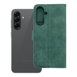 Tender Book flip case for Samsung A56 5G green