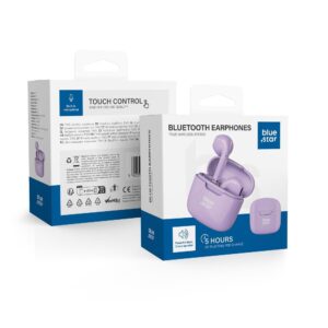Blue Star Wireless earphones FI7 TWS purple