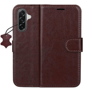 Smart Luxe leather case for Samsung Galaxy S25 FE / S26 FE brown