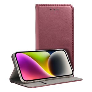 Flip case for Oppo Reno A5 PRO 5G Smart Magneto burgundy