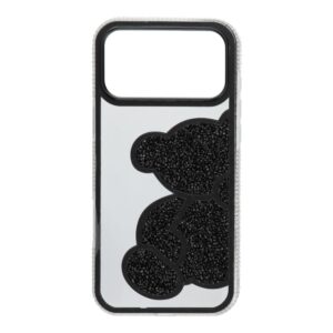 Teddy Bear case for iPhone 17 Pro Max / 18 Pro Max (low camera edge) black
