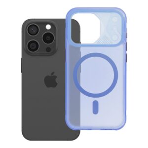 Aurora case for iPhone 15 PRO compatible with MagSafe blue