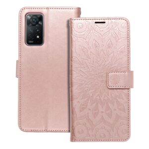 Mezzo Book flip case for Xiaomi Redmi NOTE 11 PRO / 11 PRO 5G mandala rose gold