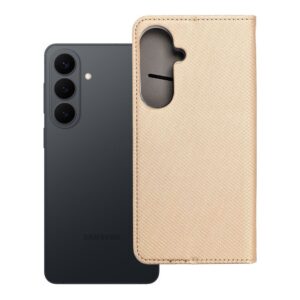 Smart Case Book for Samsung S26 PLUS gold