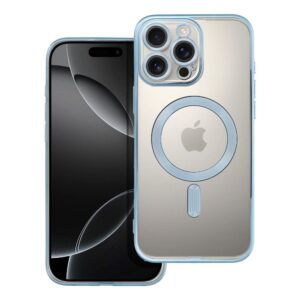 Electro Mag Cover case for iPhone 16 PRO MAX compatible with MagSafe blue
